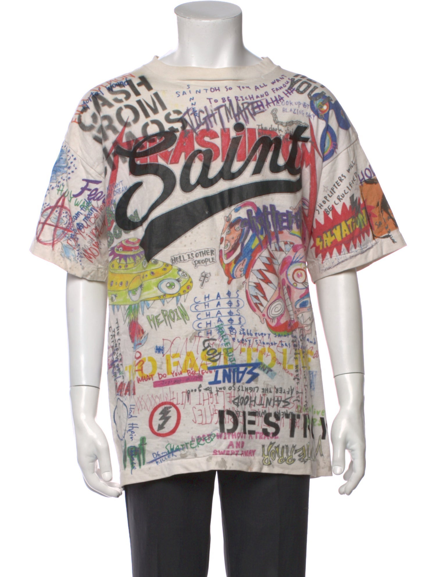 Saint MXXXXXX x Takashi Murakami Printed T-Shirt