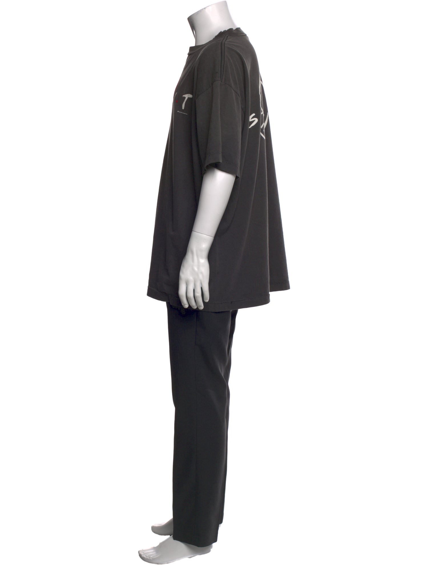 Saint Michael Graphic Print Crew Neck T-Shirt