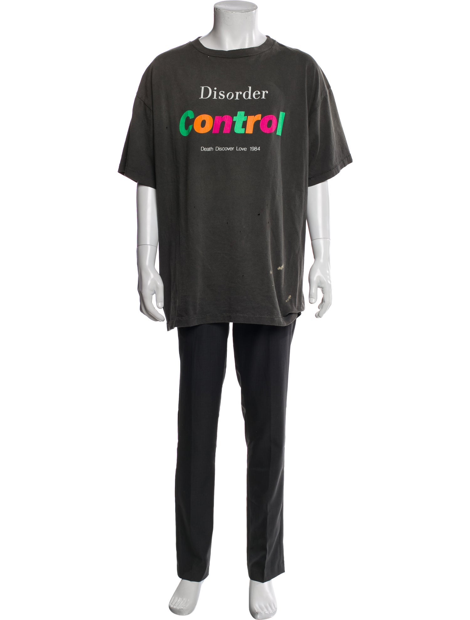 Saint Michael Graphic Print Crew Neck T-Shirt w/ Tags