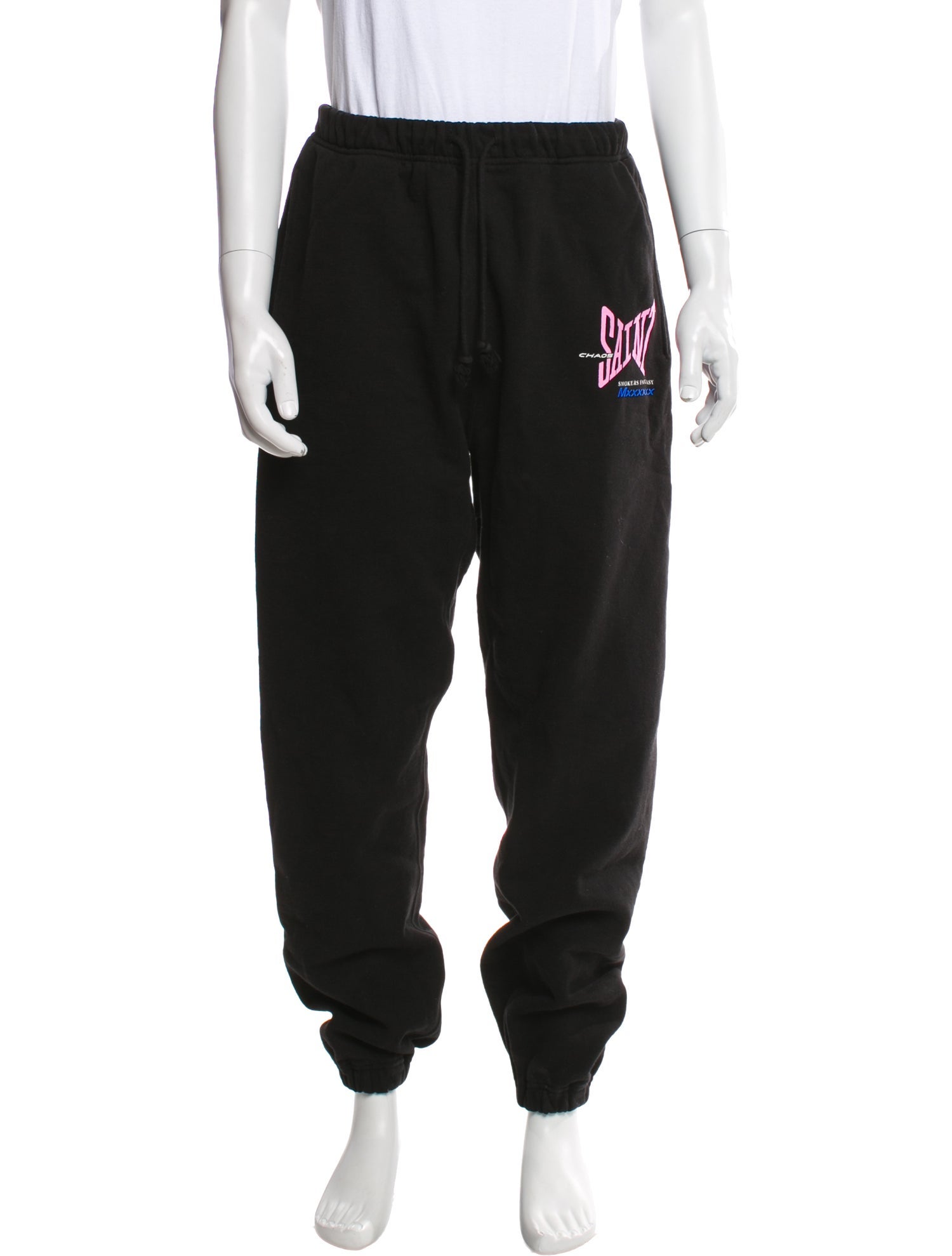 Saint Michael Graphic Print Joggers