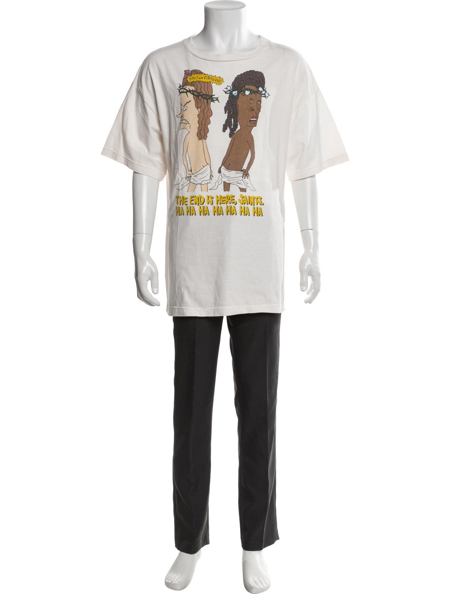 Denim Tears x Saint Michael Beavis & Butthead Graphic Print T-Shirt