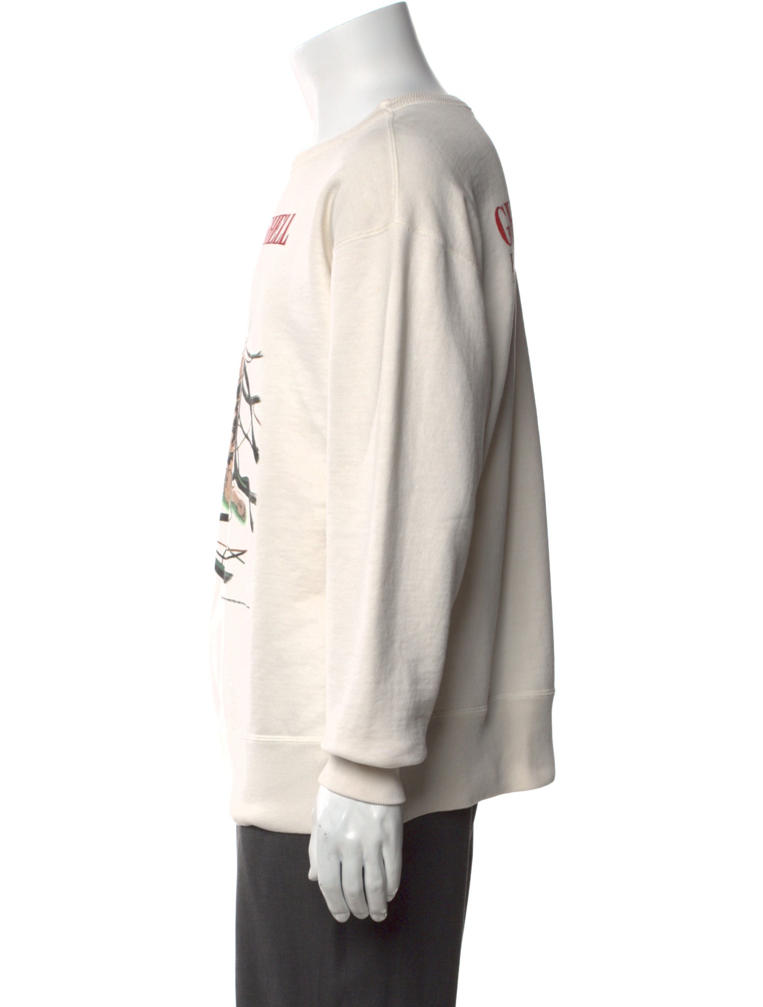 Saint Michael Ghost In A Shell Graphic Print Sweatshirt w/ Tags