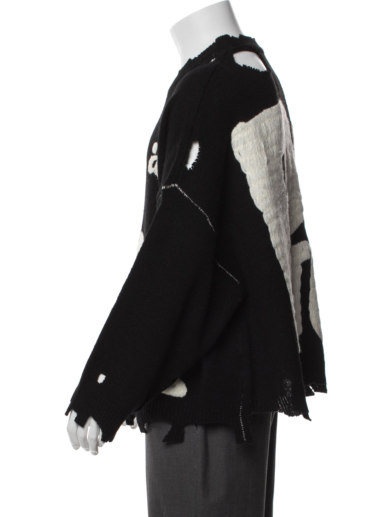 Saint Michael Wool Graphic Print Pullover w/ Tags