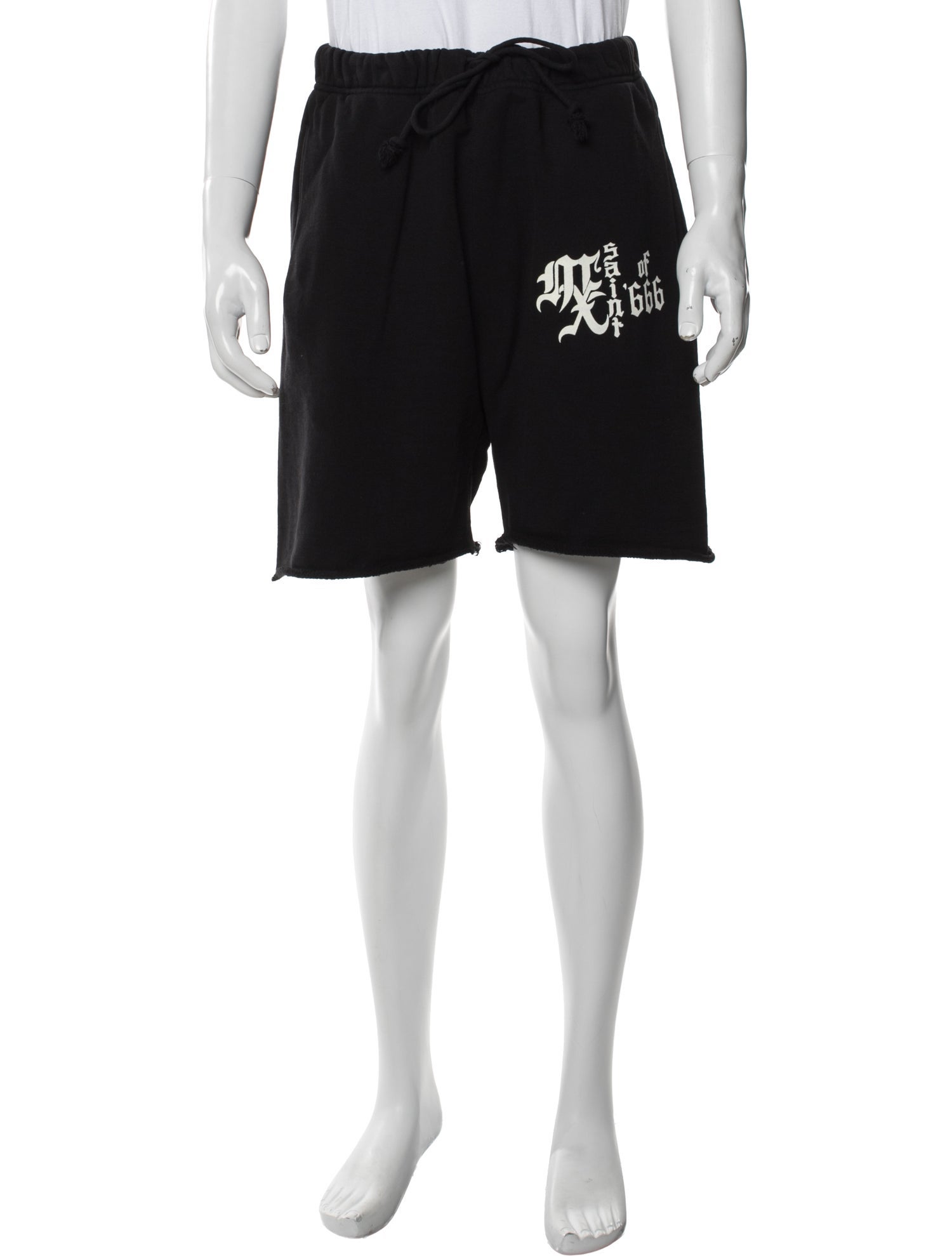 Saint Michael Graphic Print Jogger Shorts w/ Tags