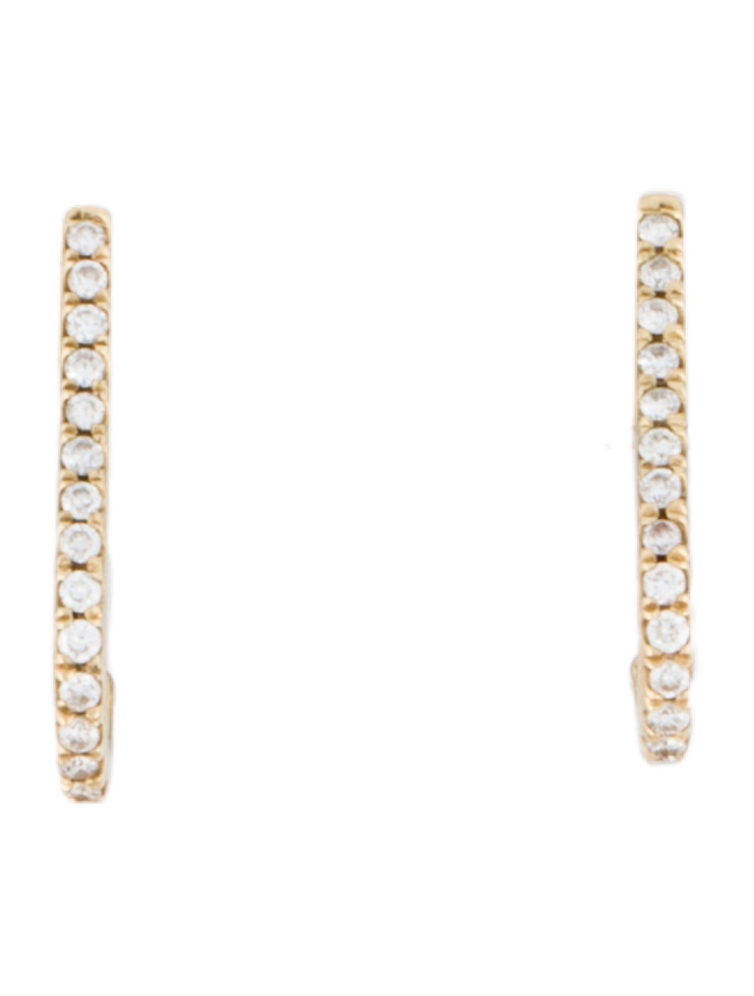 Smith & Mara 14K Diamond Suspender Earrings