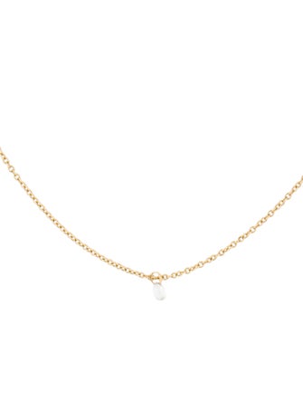 Satomi Kawakita 18K Diamond Drop Pendant Necklace