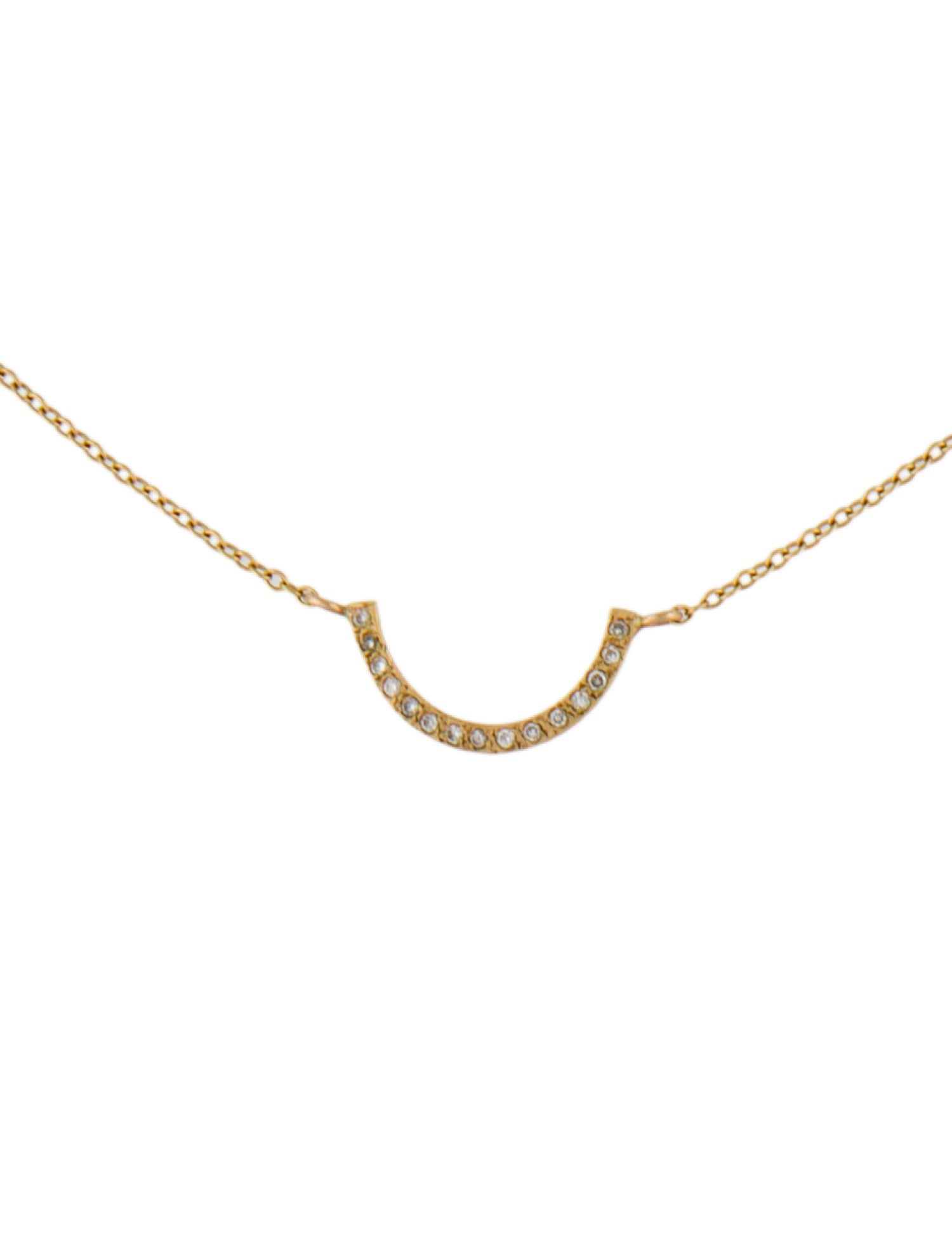 Satomi Kawakita 18K Diamond U-shape Necklace