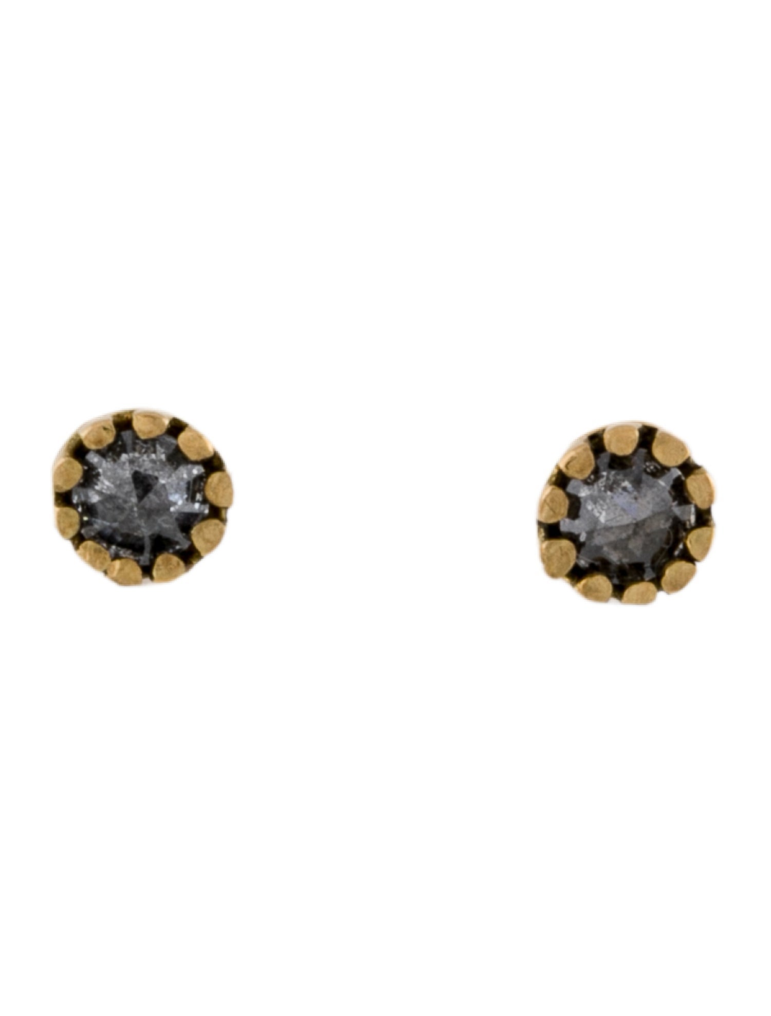 Satomi Kawakita 18K Diamond Flower Stud Earring