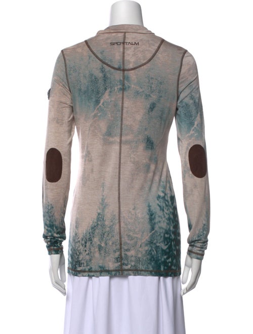 Sportalm Graphic Print Long Sleeve Button-Up Top