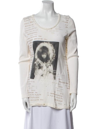 Sportalm Graphic Print Scoop Neck T-Shirt