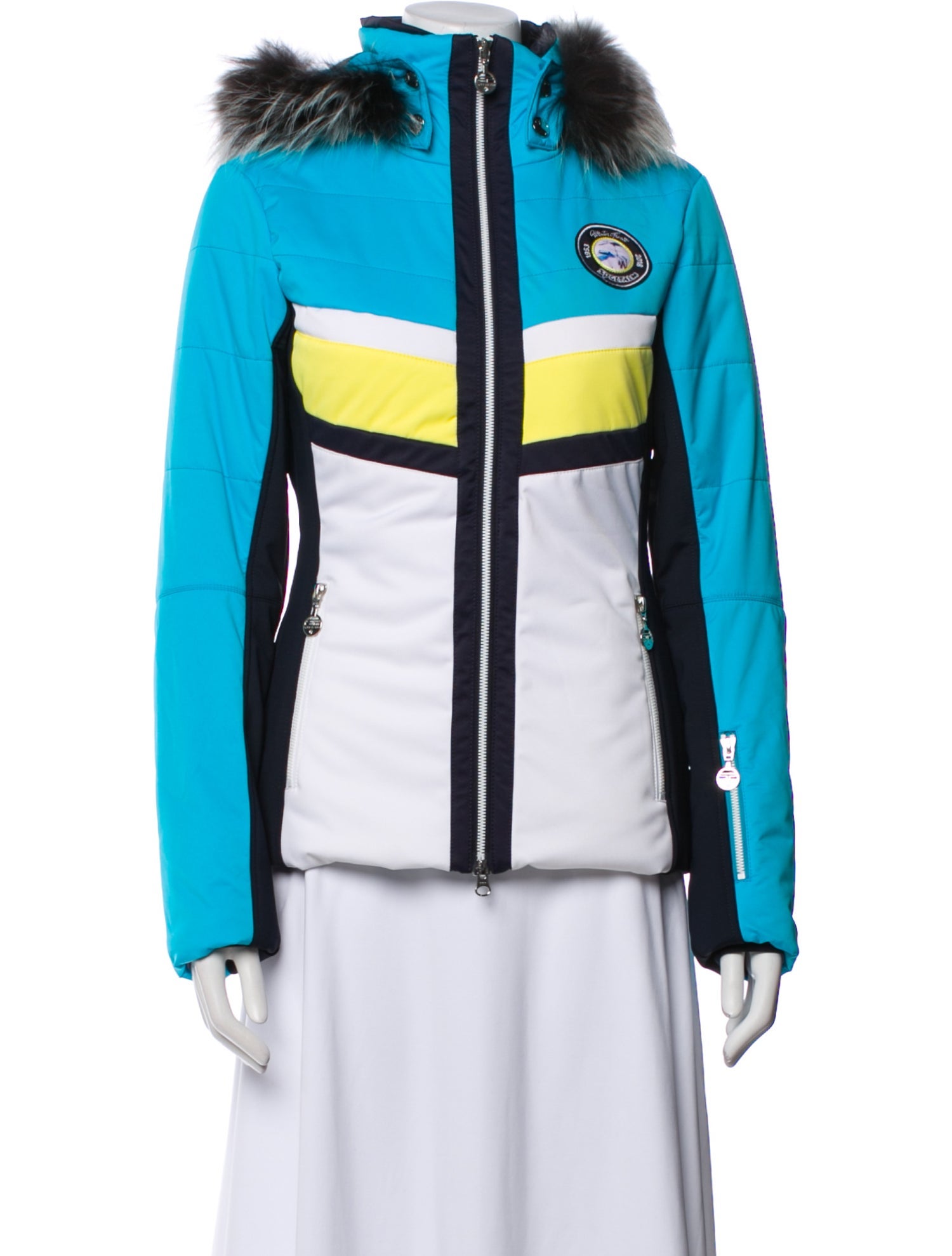 Sportalm Colorblock Pattern Evening Jacket