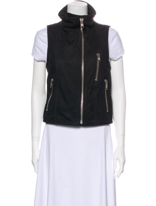 Smythe Leather Vest Black