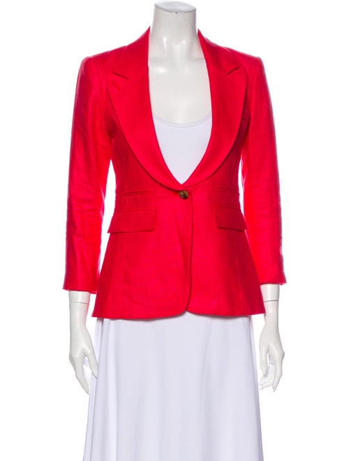 Smythe Linen Blazer Pink