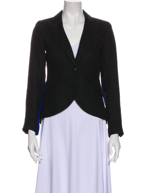 Smythe Linen Blazer Black