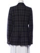 Smythe Plaid Print Blazer