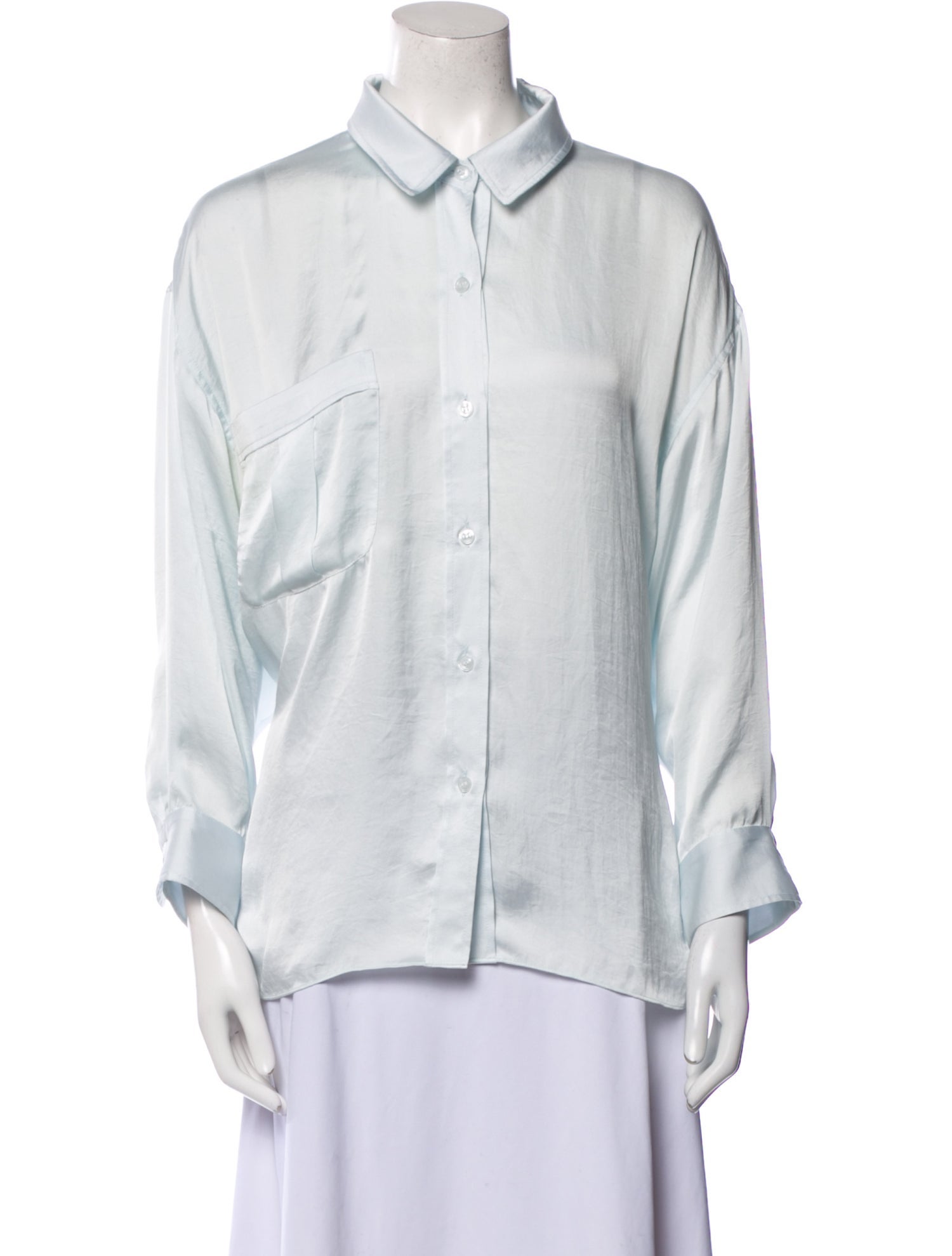 Smythe Long Sleeve Button-Up Top