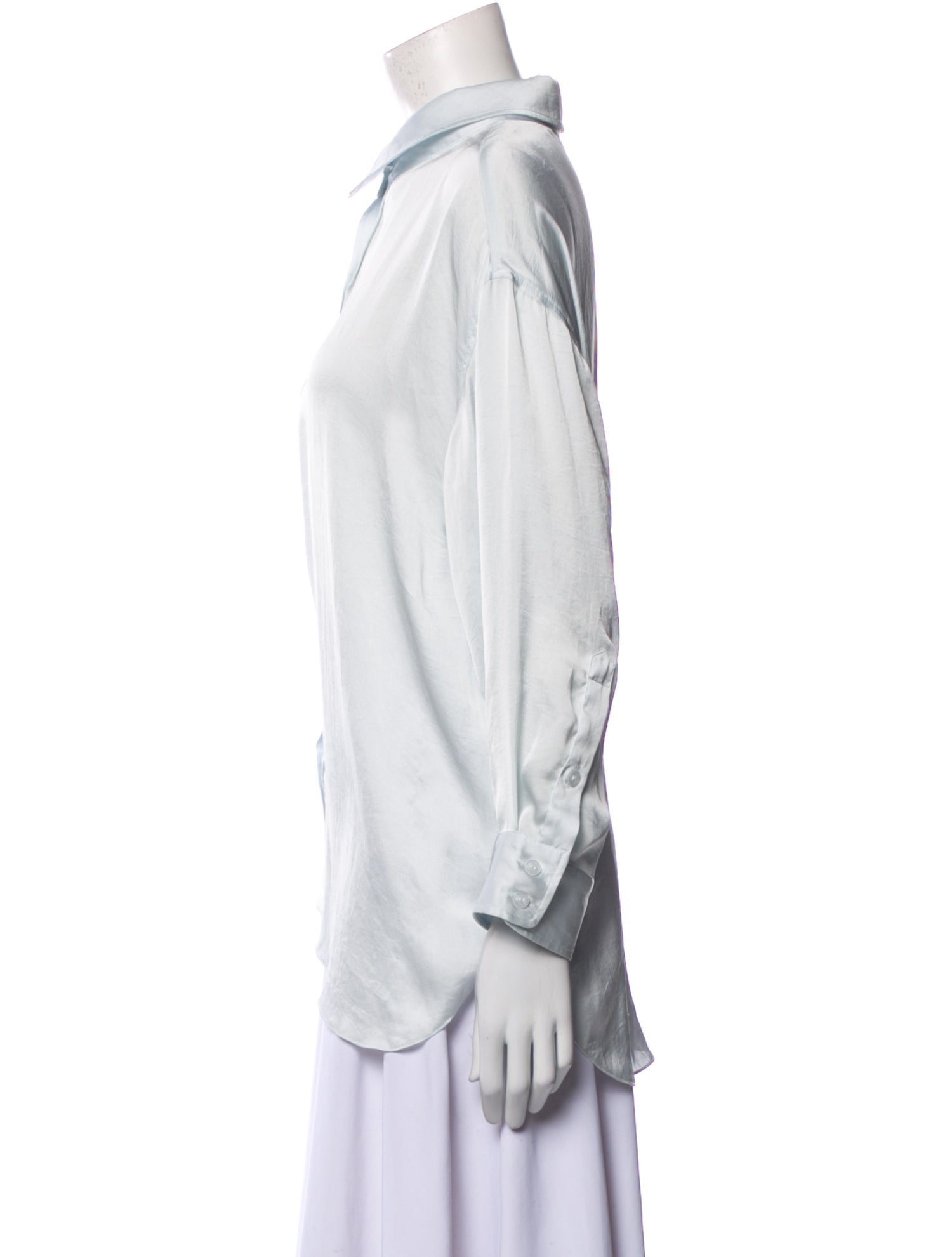 Smythe Long Sleeve Button-Up Top