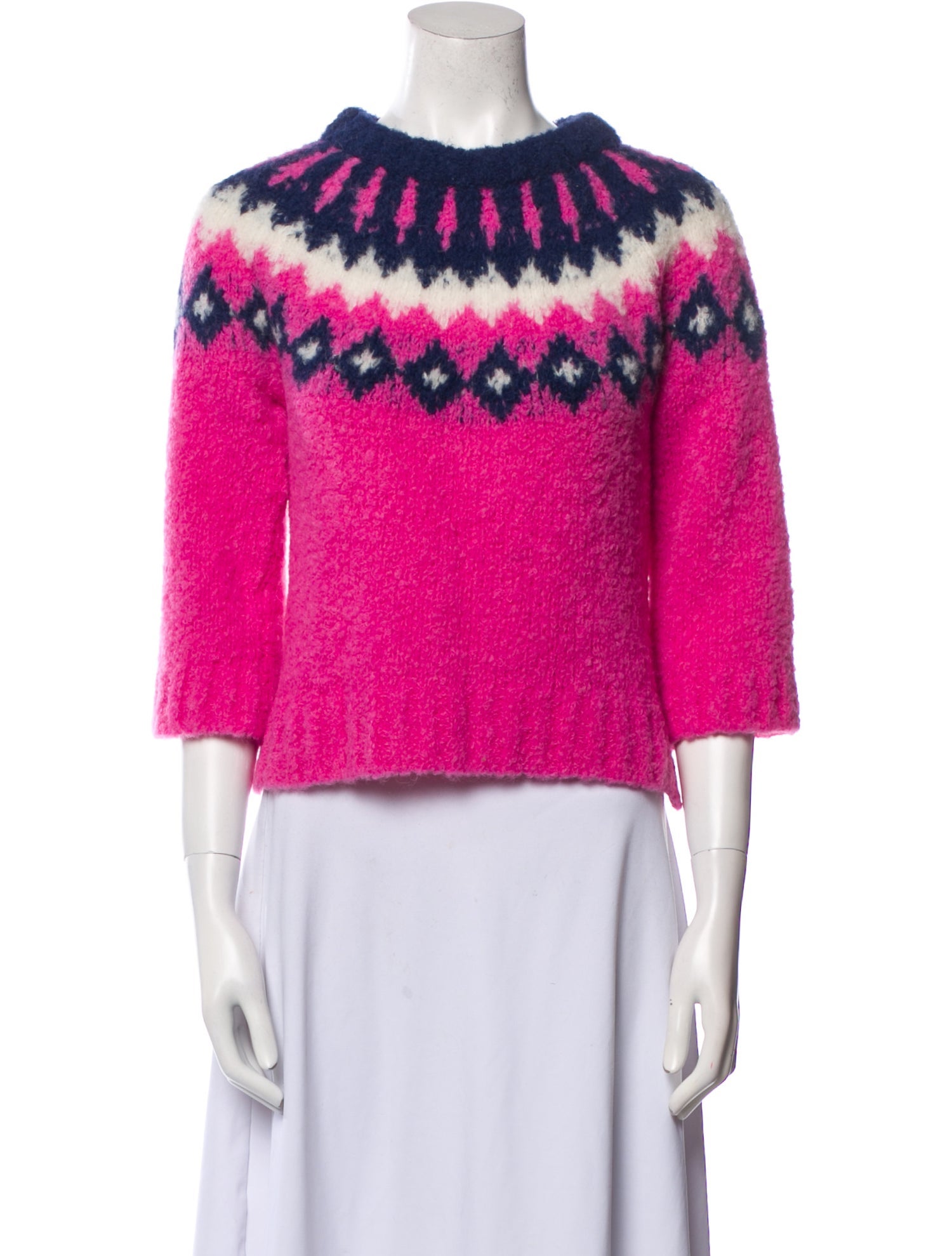 Smythe Alpaca Printed Sweater