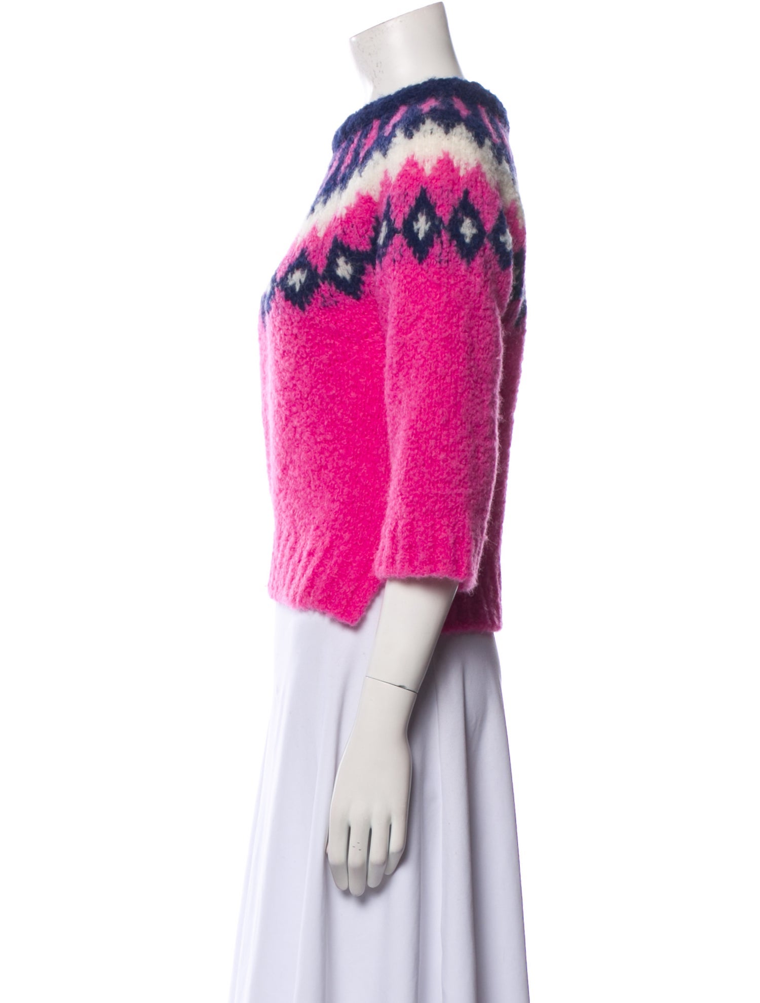 Smythe Alpaca Printed Sweater