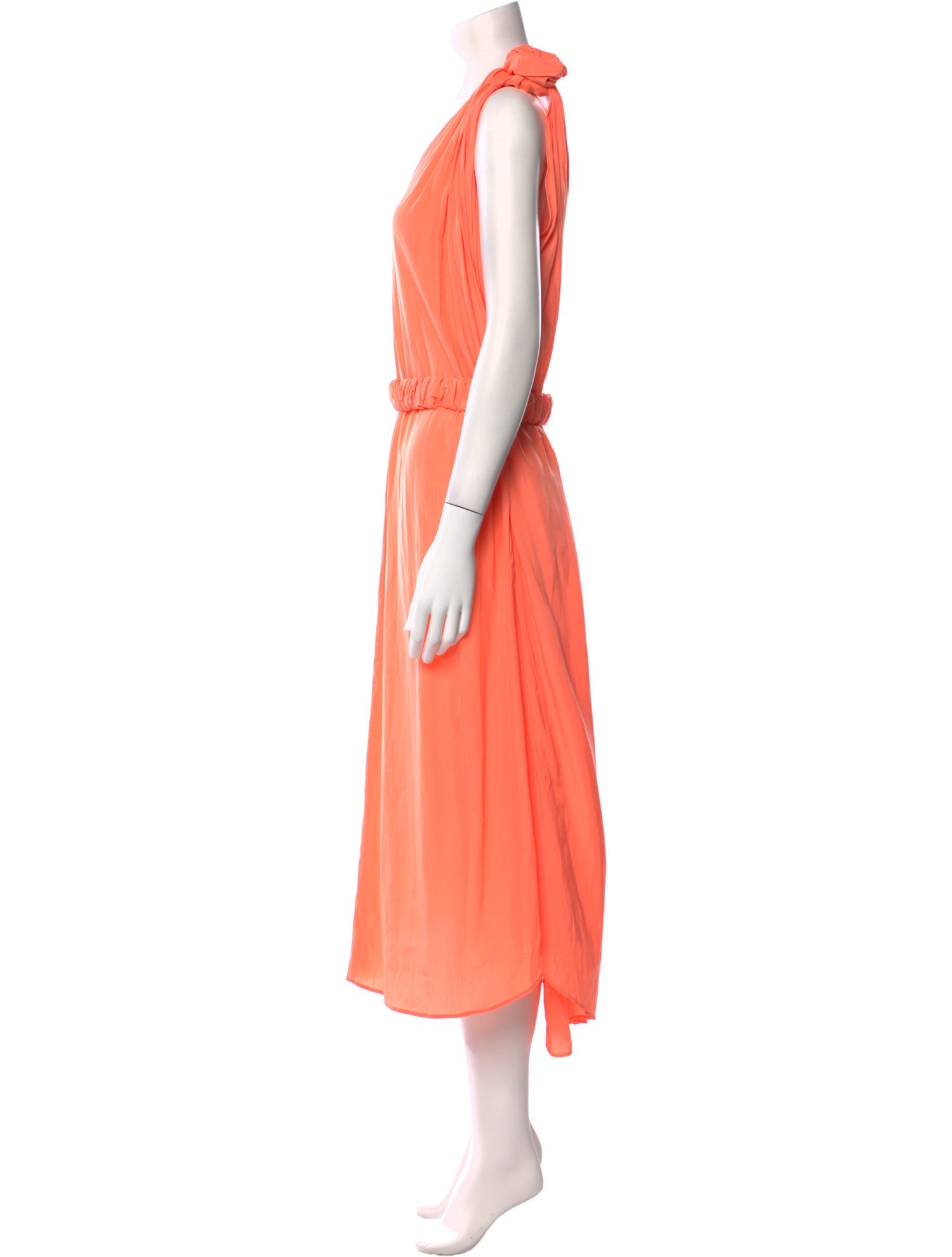 Smythe V-Neck Long Dress