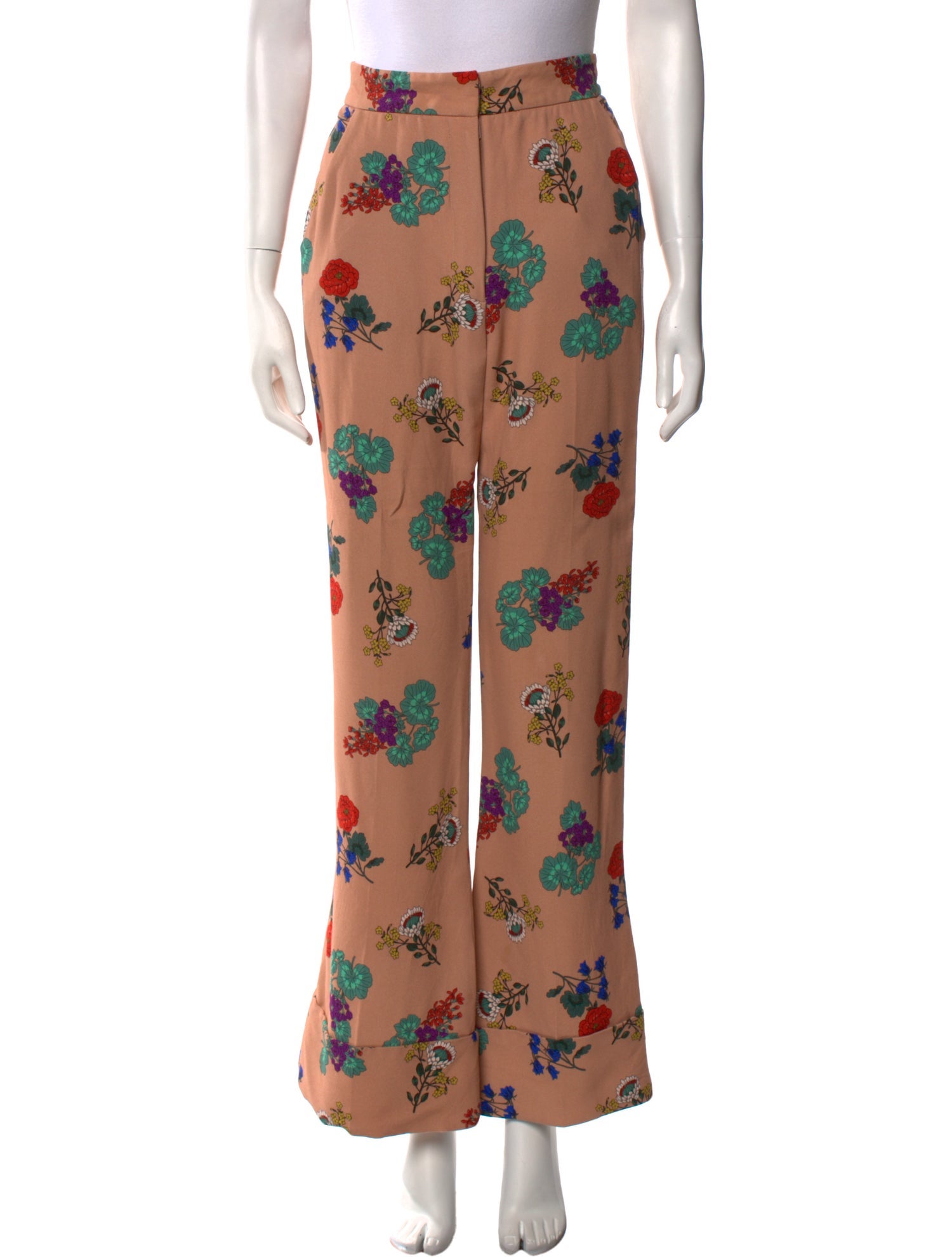 Smythe Printed Wide Leg Pants