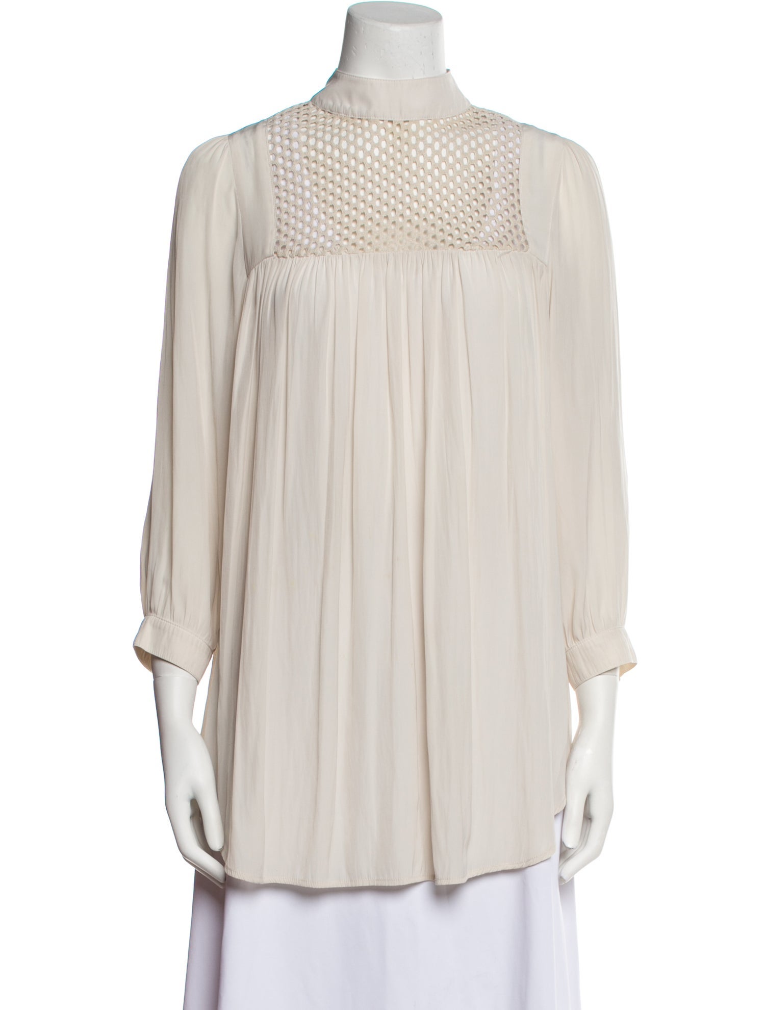 Smythe Mock Neck Long Sleeve Tunic