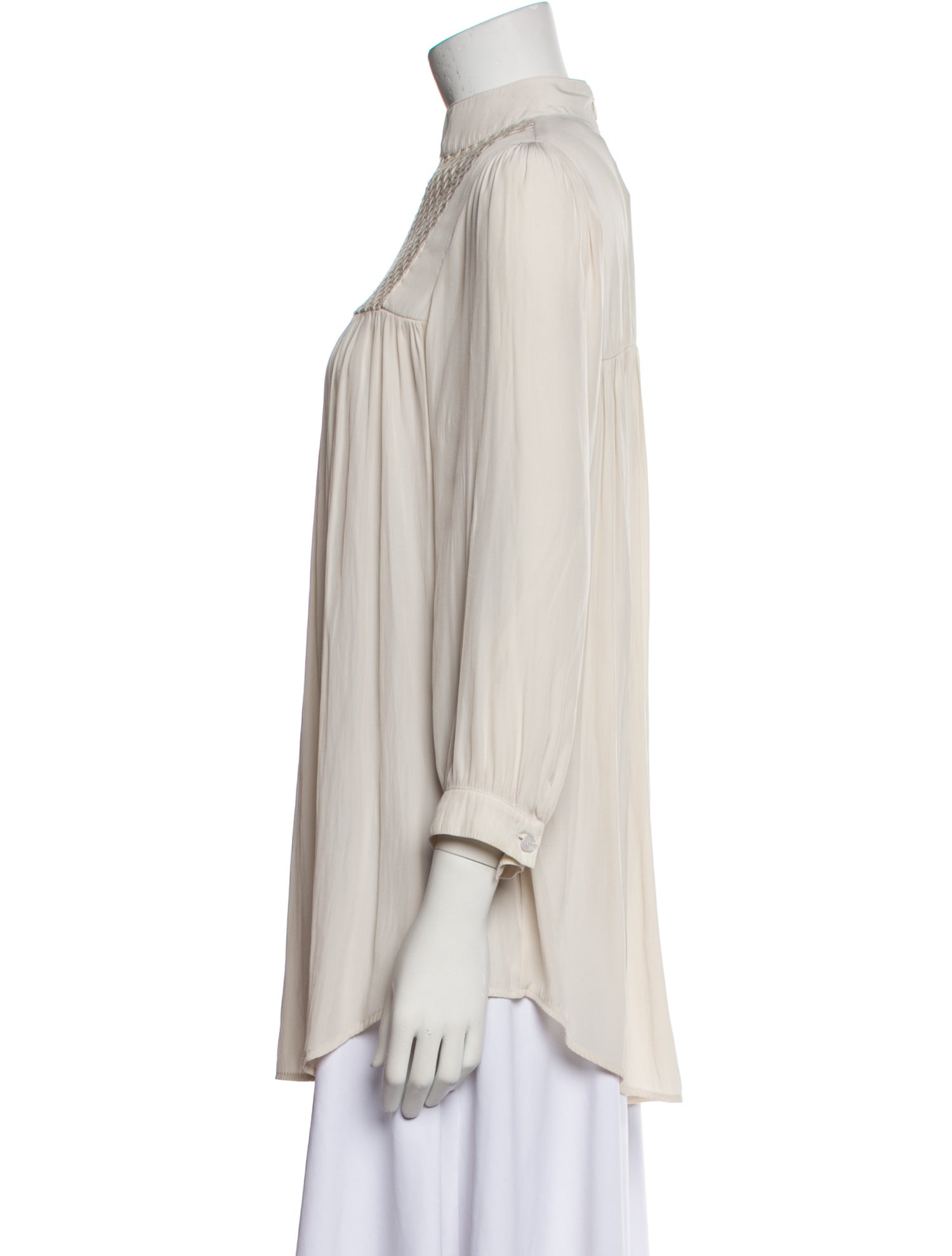 Smythe Mock Neck Long Sleeve Tunic