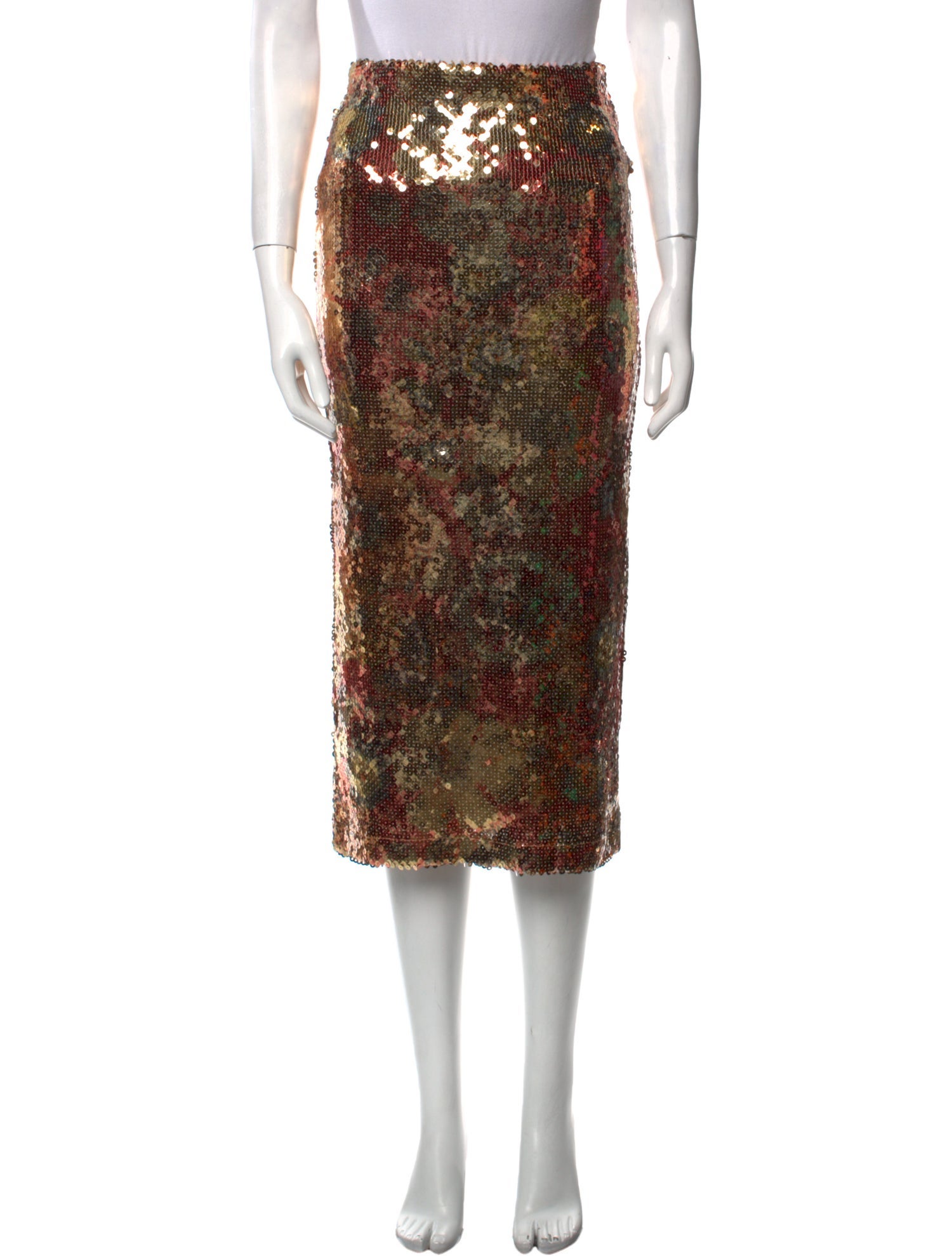 Smythe Printed Midi Length Skirt