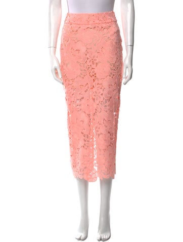 Smythe Skirts Lace Pattern Midi Length Skirt US 00 | S