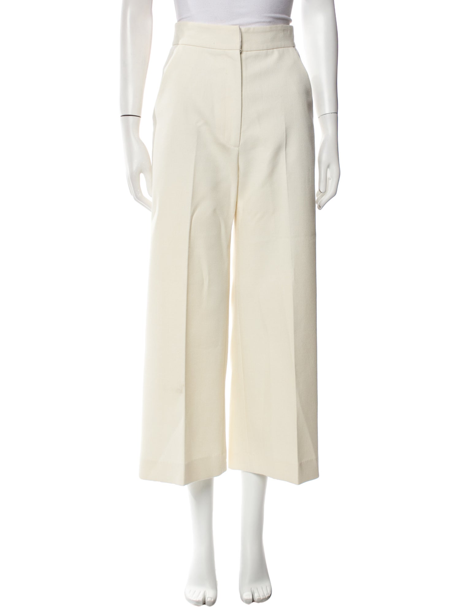 Smythe Virgin Wool Wide Leg Pants