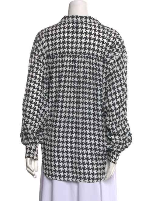 Smythe Printed V-Neck Blouse