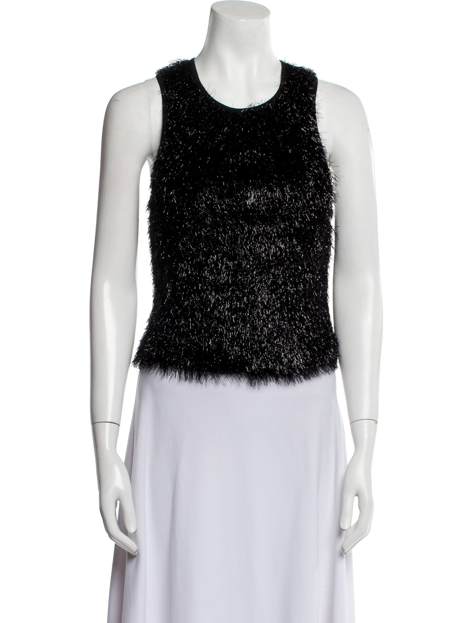 Smythe Nylon Scoop Neck Crop Top