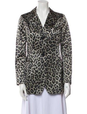 Smythe Animal Print Blazer