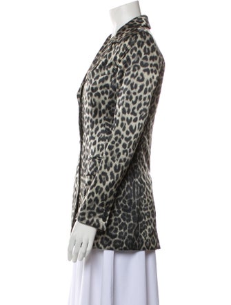 Smythe Animal Print Blazer