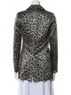 Smythe Animal Print Blazer