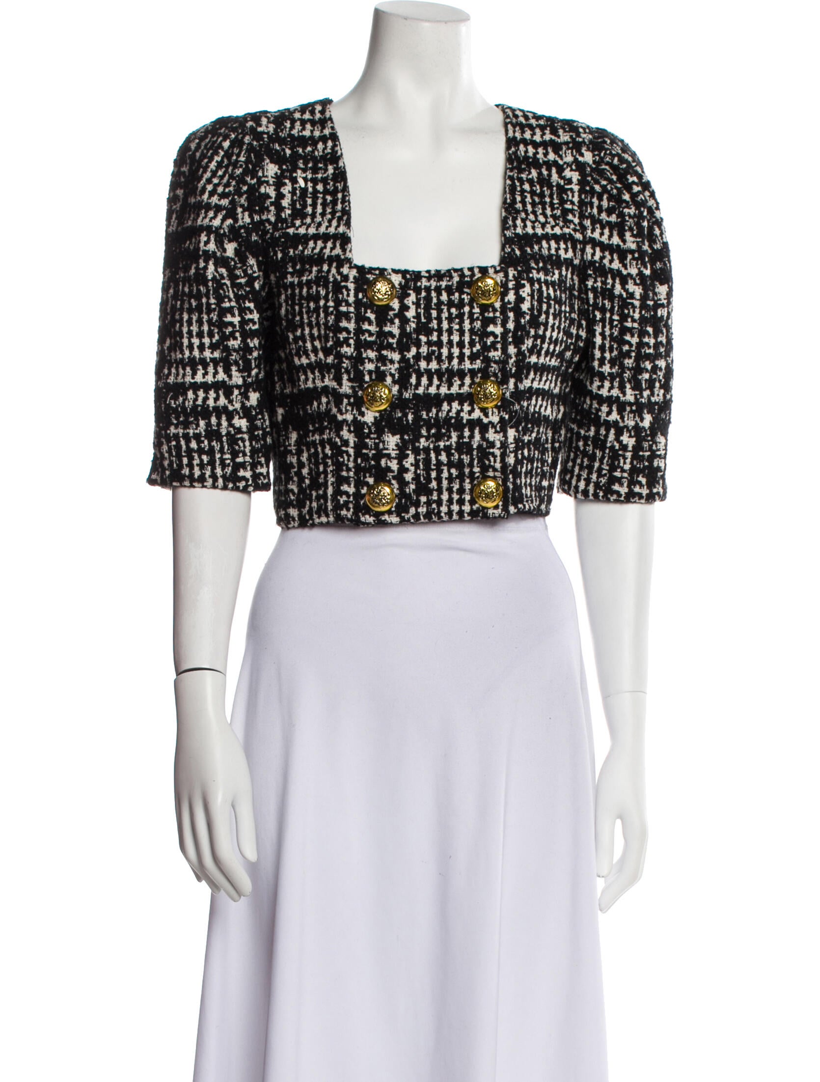 Smythe Houndstooth Print Evening Jacket