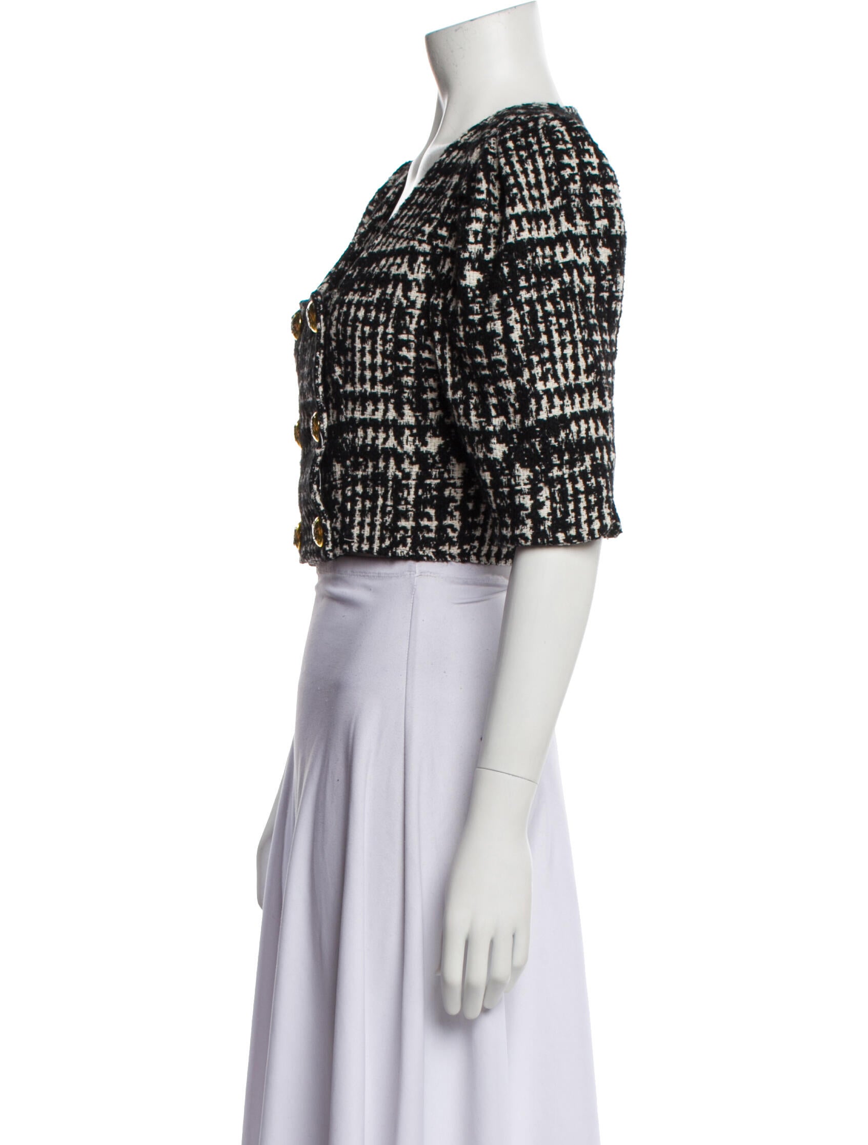 Smythe Houndstooth Print Evening Jacket