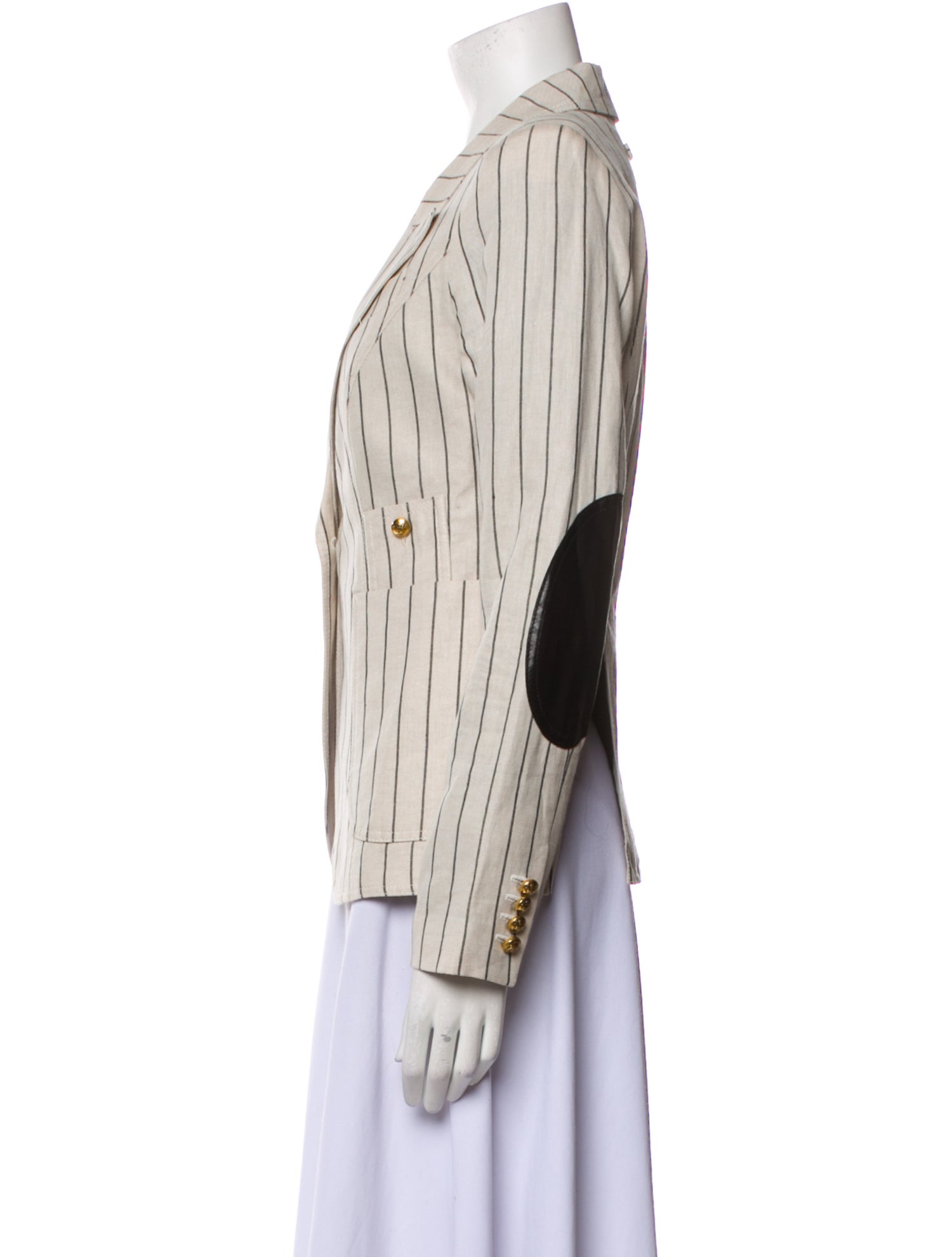 Smythe Linen Striped Blazer