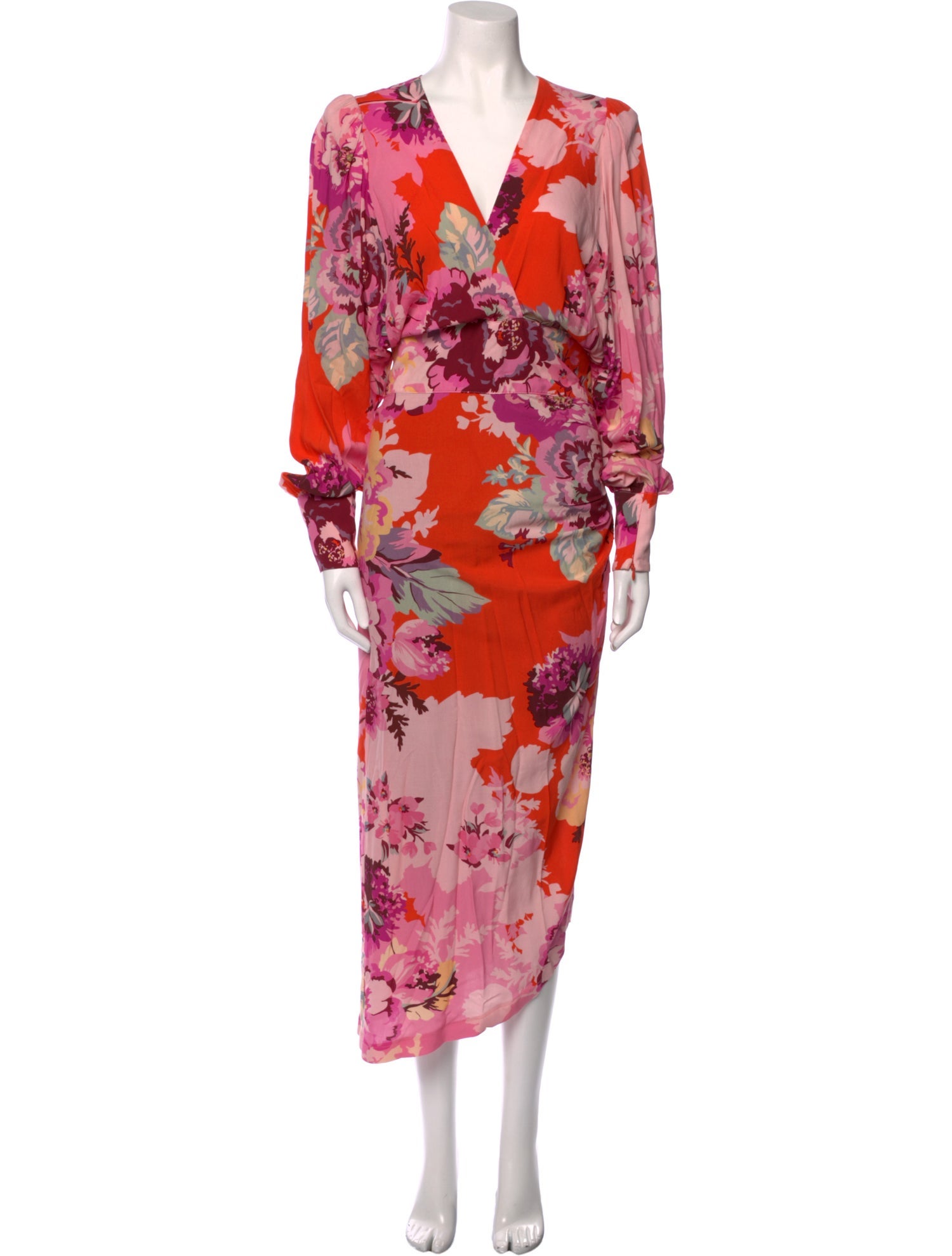 Smythe Floral Print Long Dress