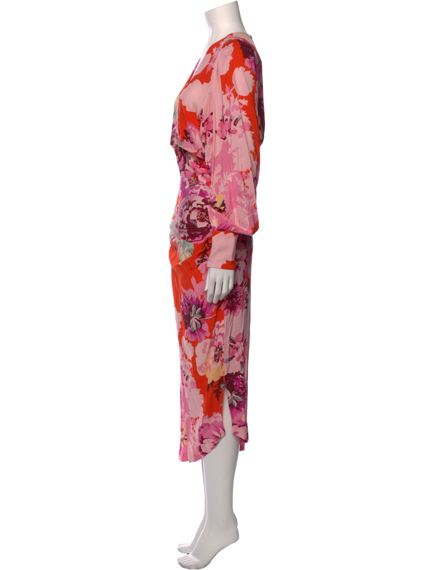 Smythe Floral Print Long Dress