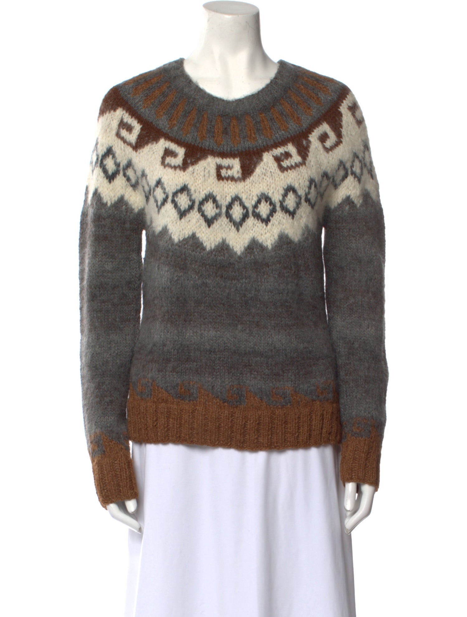 Smythe Alpaca Striped Sweater