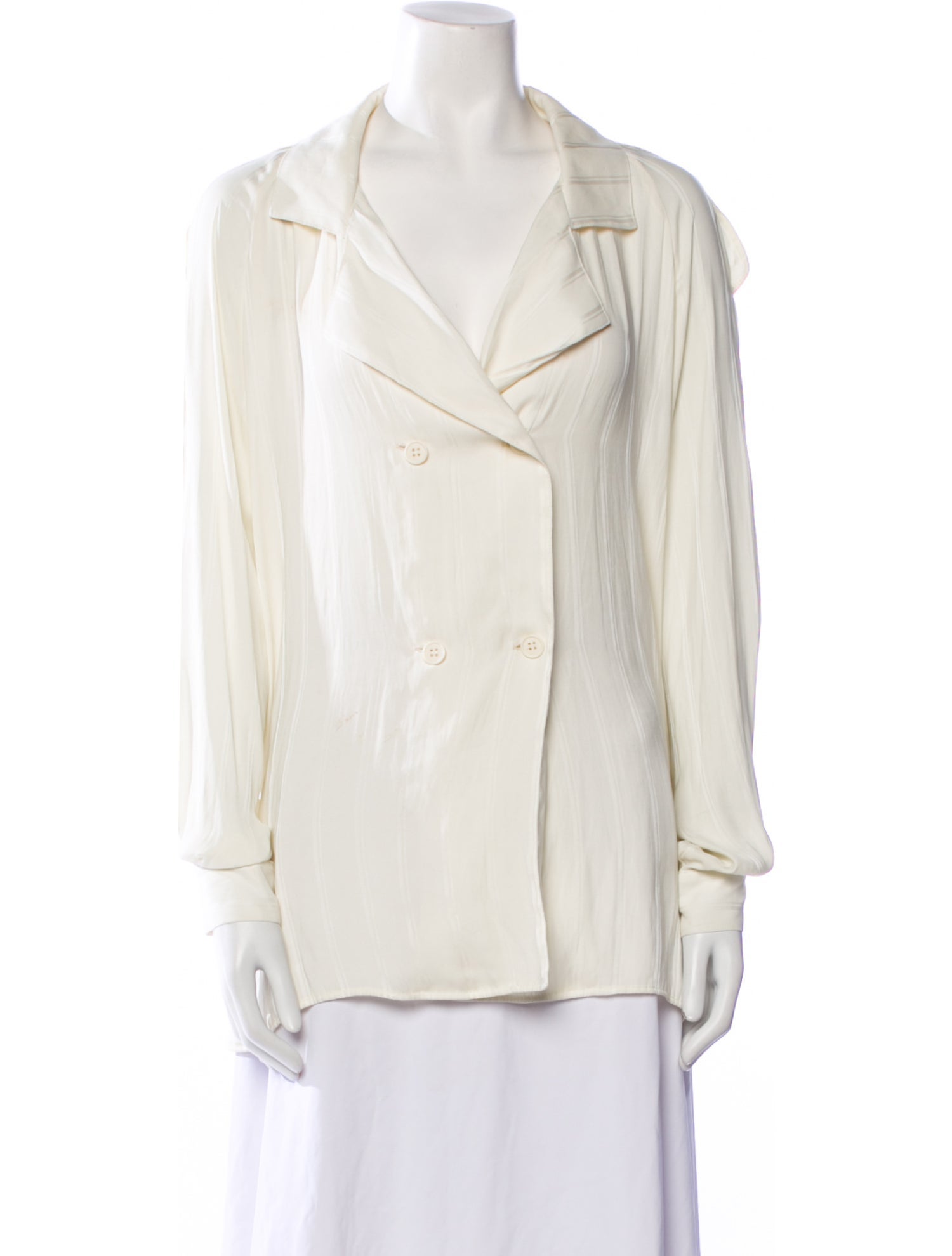 Smythe Long Sleeve Button-Up Top