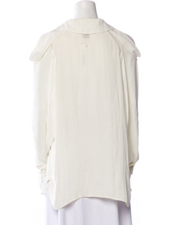 Smythe Long Sleeve Button-Up Top