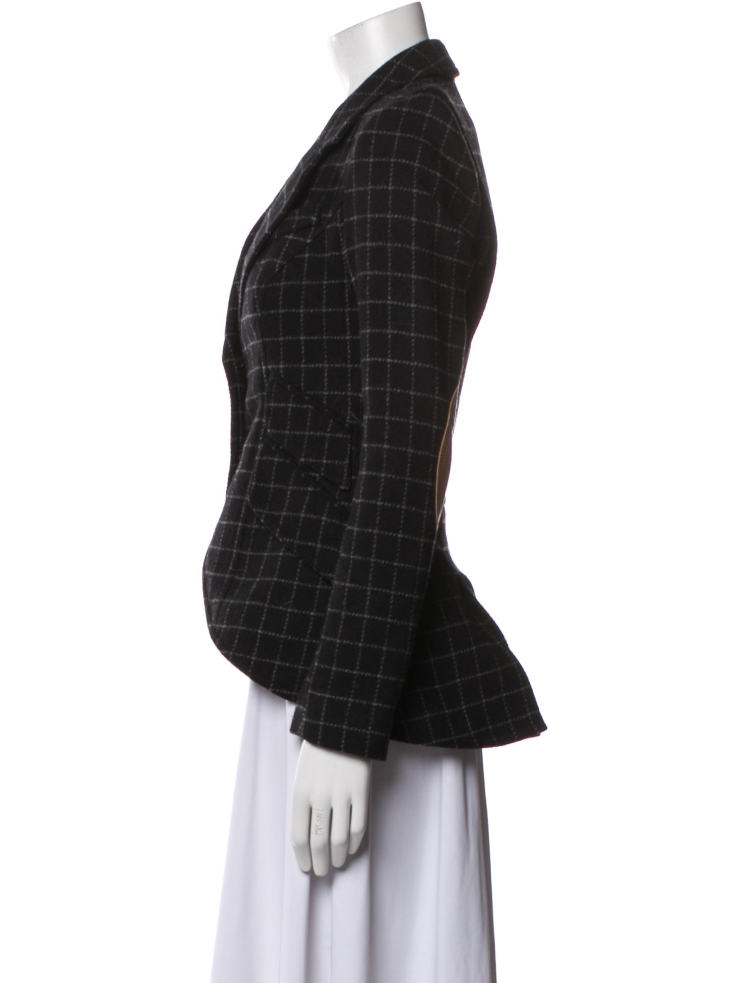 Smythe Wool Plaid Print Blazer