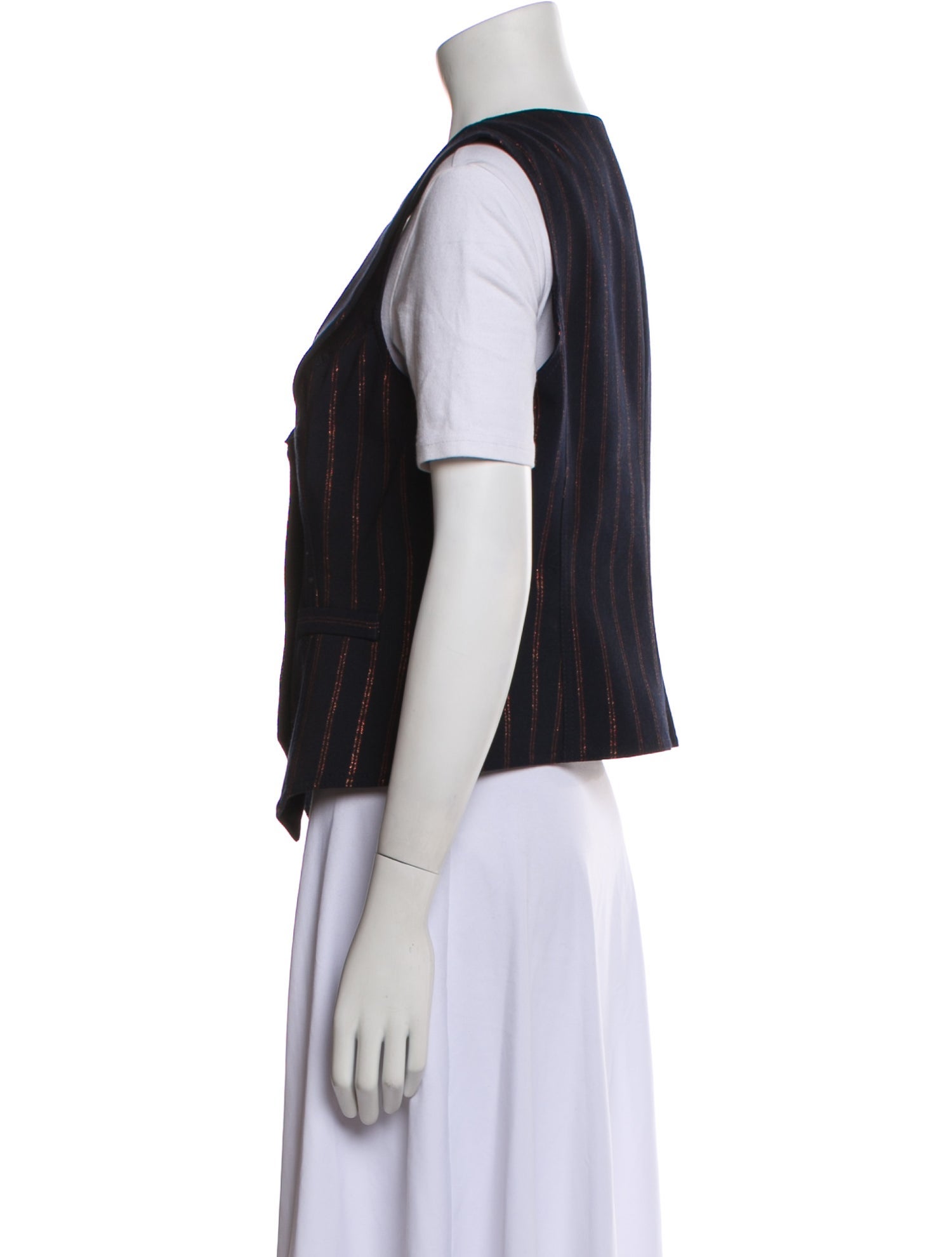 Smythe Striped Vest w/ Tags