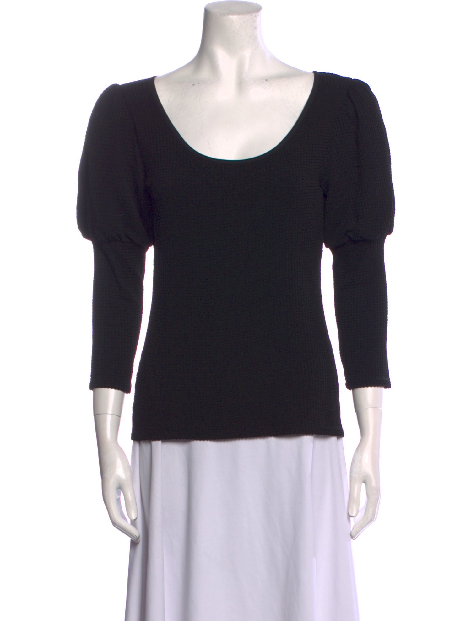 Smythe Scoop Neck Three-Quarter Sleeve T-Shirt