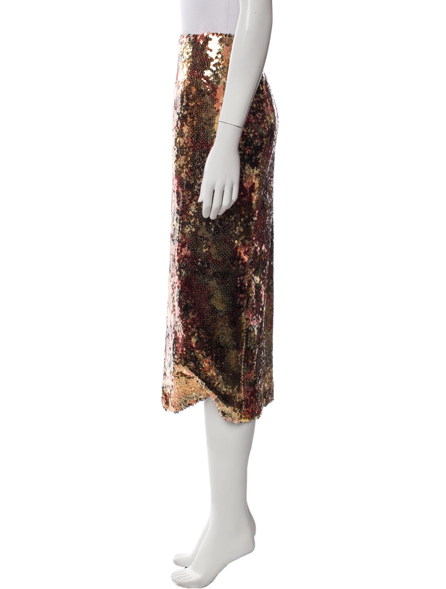 Smythe Sequin Midi Length Skirt