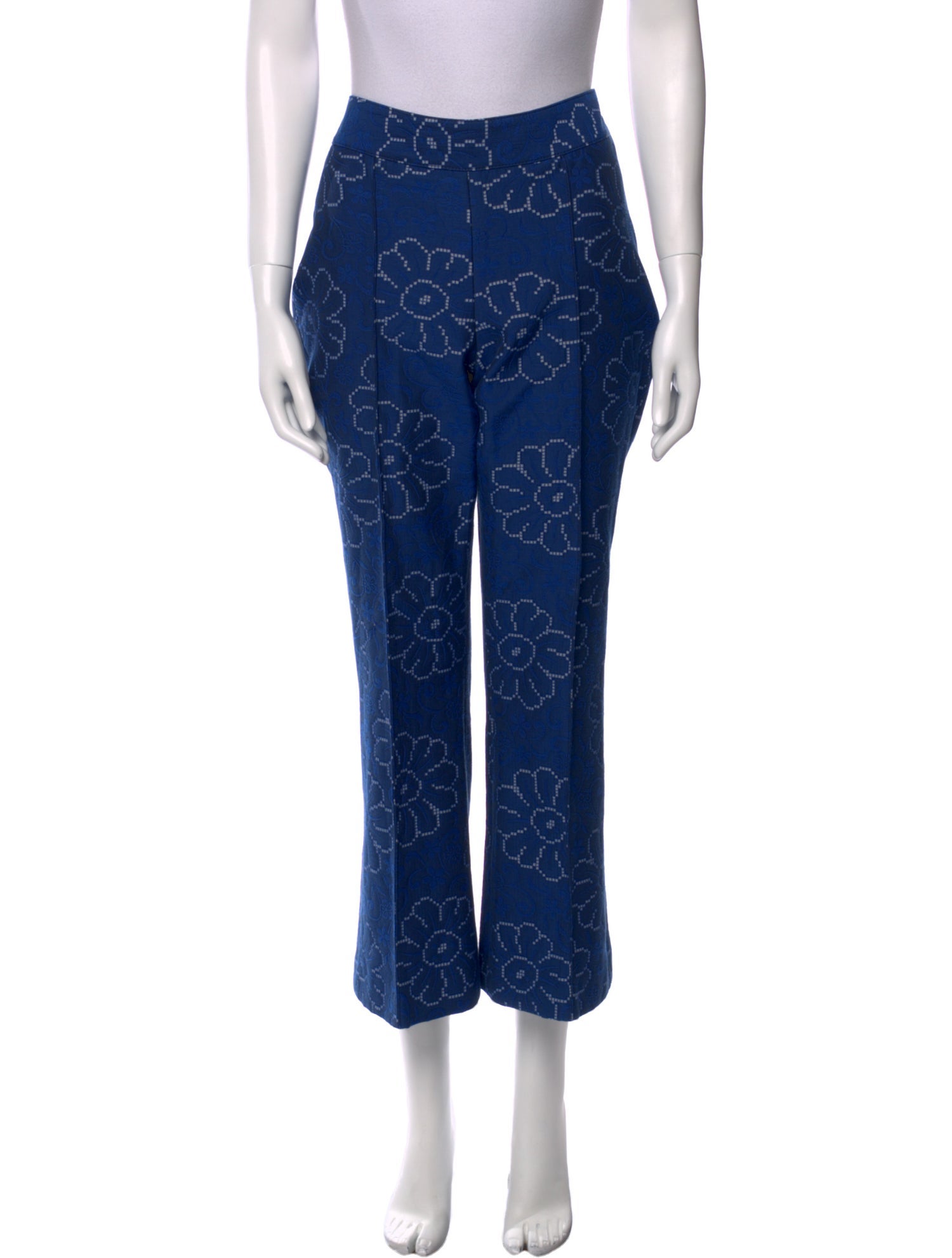 Smythe Floral Print Wide Leg Pants