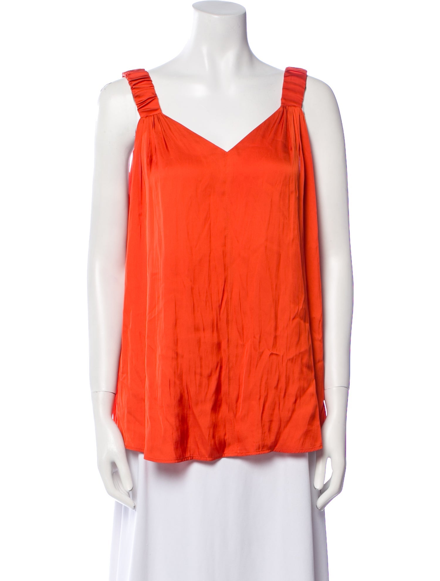 Smythe V-Neck Sleeveless Blouse