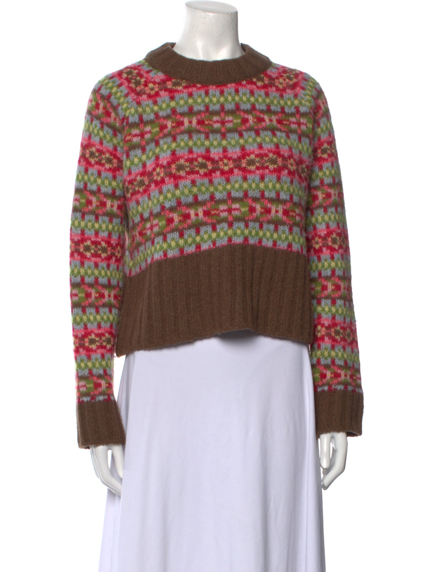 Smythe Alpaca Printed Sweater
